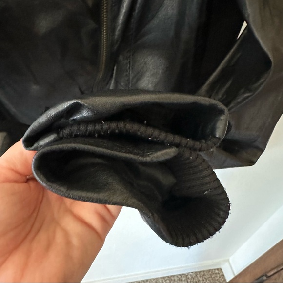 Vince Leather Scuba Moto Jacket - Picture 8 of 15